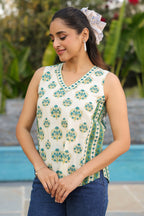 Print Cotton Top