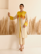 MUSTARD/LIGHT GOLD ONYX TUNIC